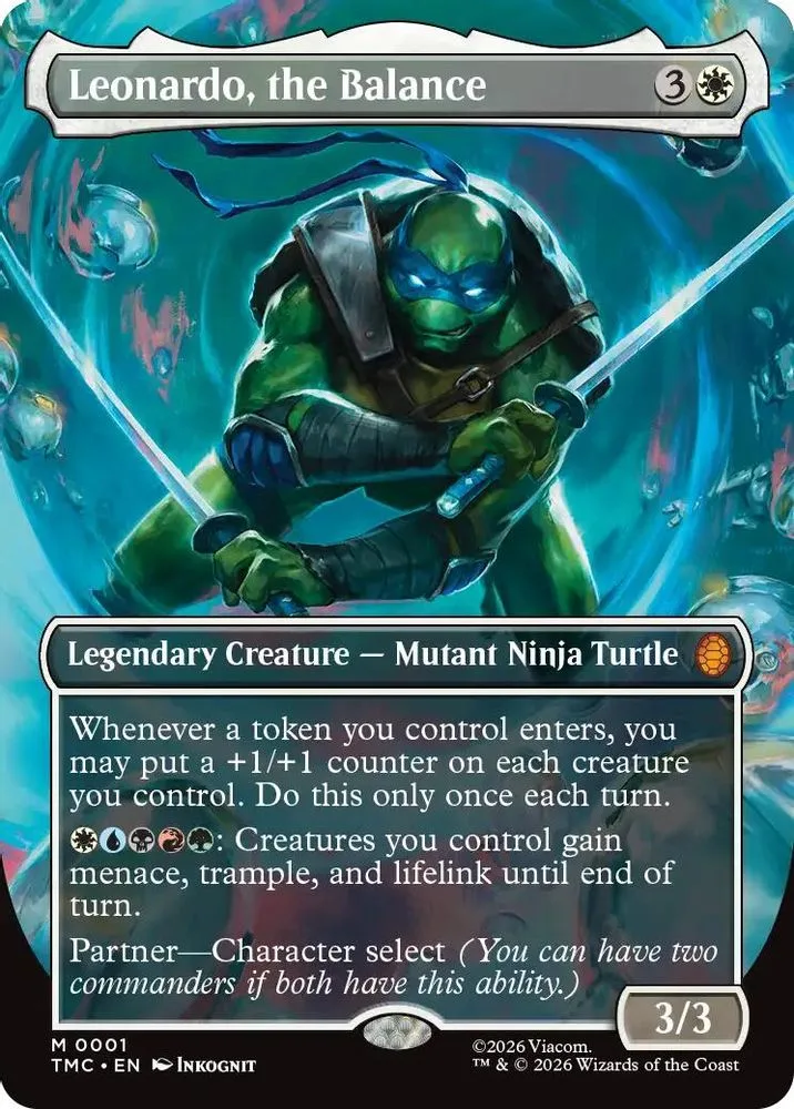 Leonardo, the Balance (Borderless)