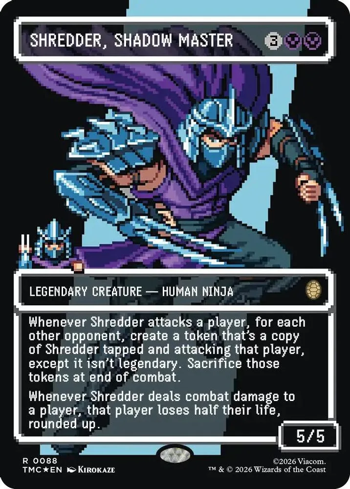 Shredder, Shadow Master (Borderless · Surge Foil)