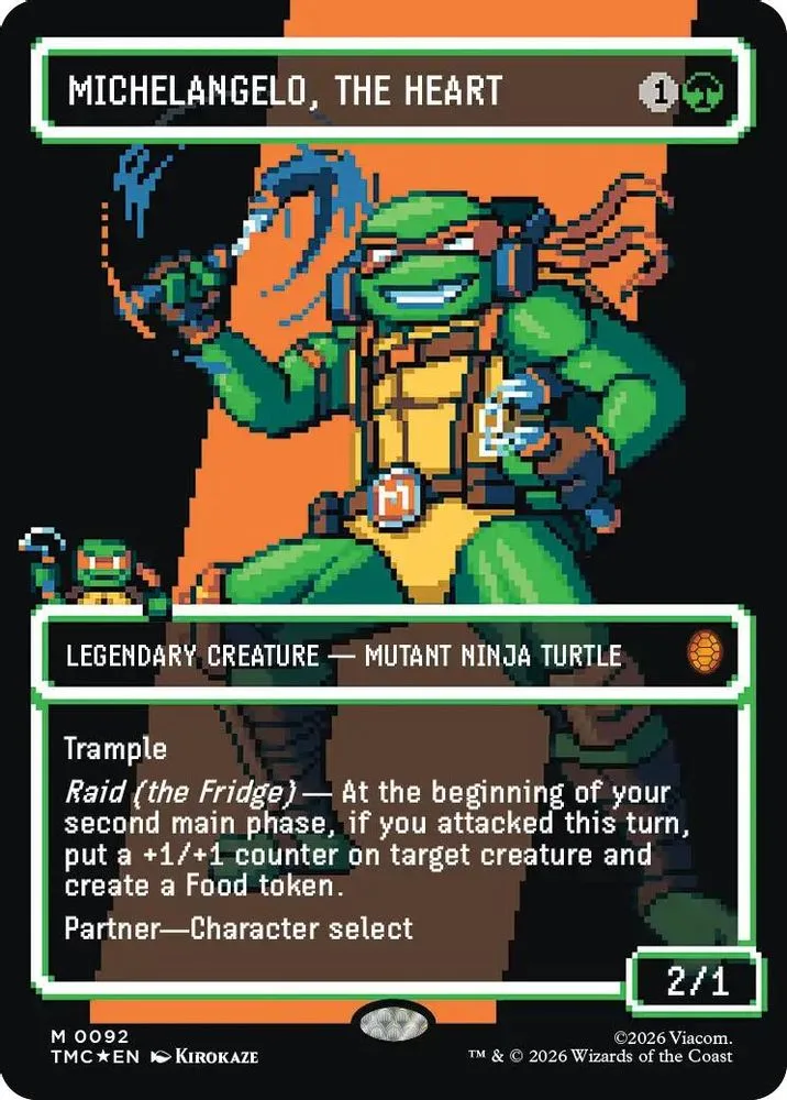 Michelangelo, the Heart (Borderless · Surge Foil)