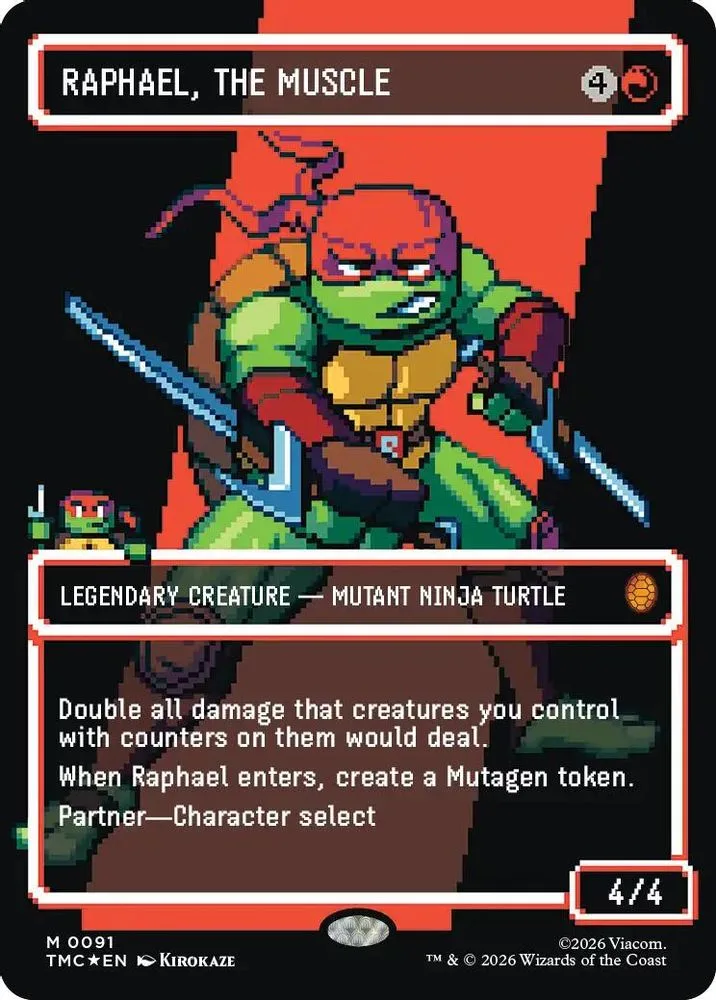 Raphael, the Muscle (Borderless · Surge Foil)