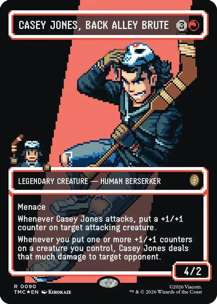 Casey Jones, Back Alley Brute (Borderless · Surge Foil)