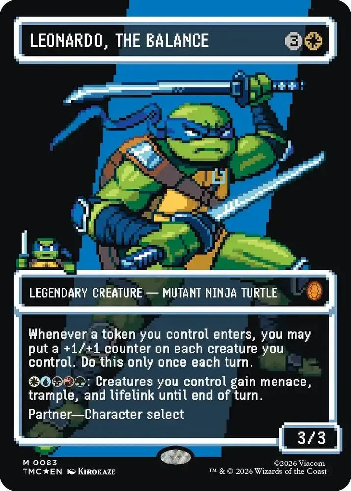 Leonardo, the Balance (Borderless · Surge Foil)