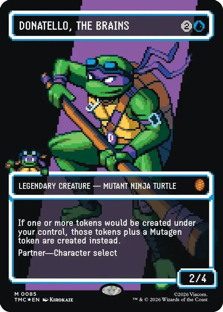 Donatello, the Brains (Borderless · Surge Foil)
