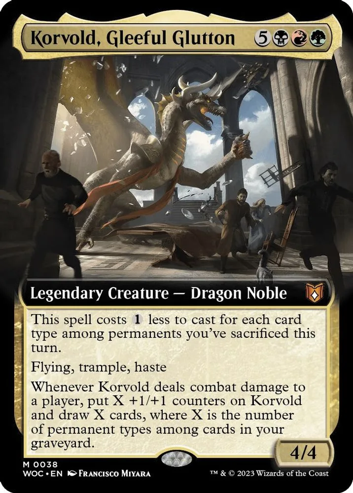 Korvold, Gleeful Glutton (Extended Art)