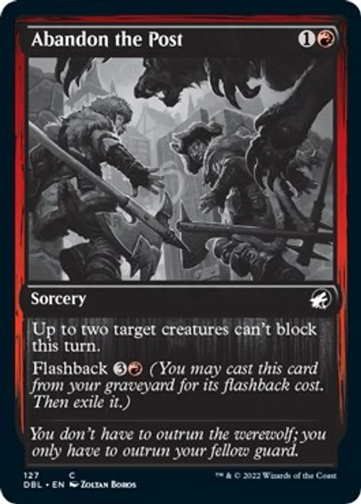 Abandon the Post