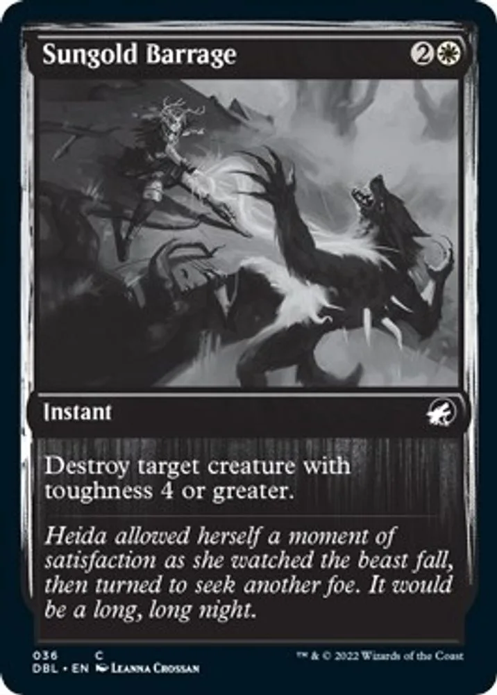 Sungold Barrage