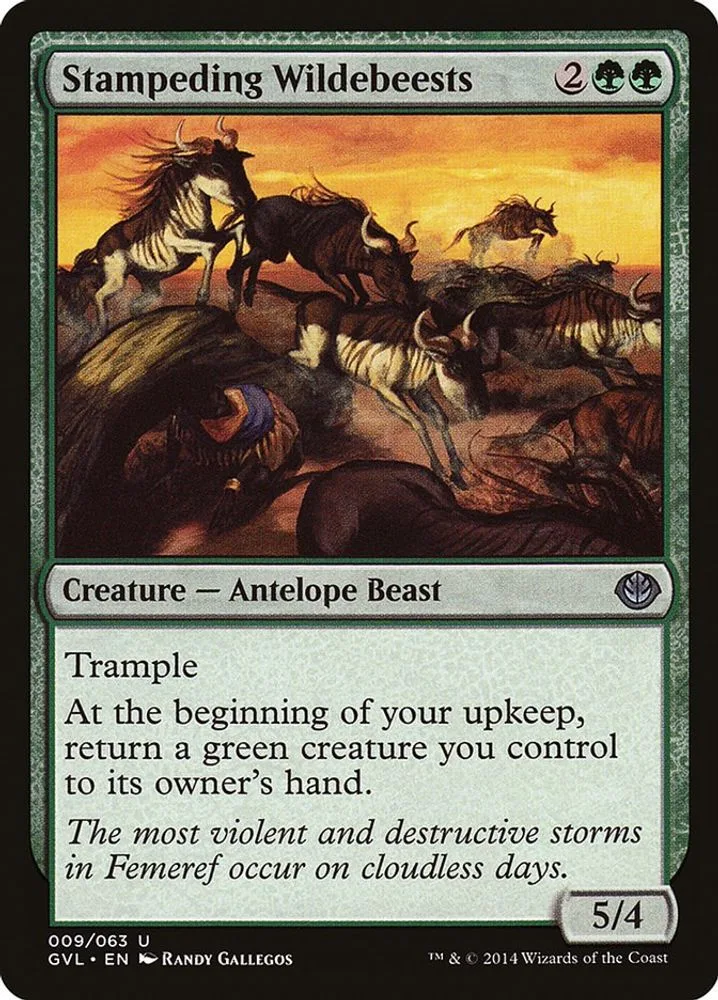Stampeding Wildebeests (Stampeding Wildebeests)
