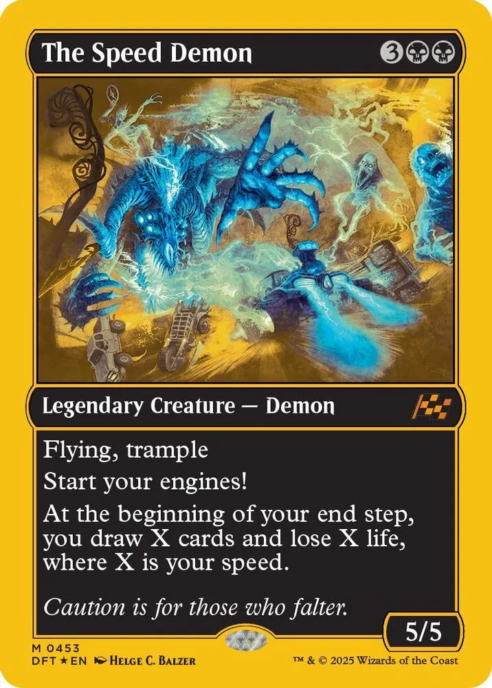 The Speed Demon (First-Place Foil)