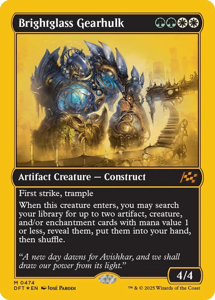 Brightglass Gearhulk (First-Place Foil)