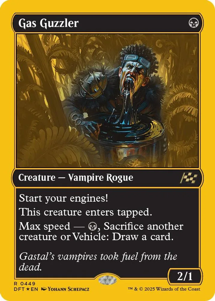 Gas Guzzler (First-Place Foil)