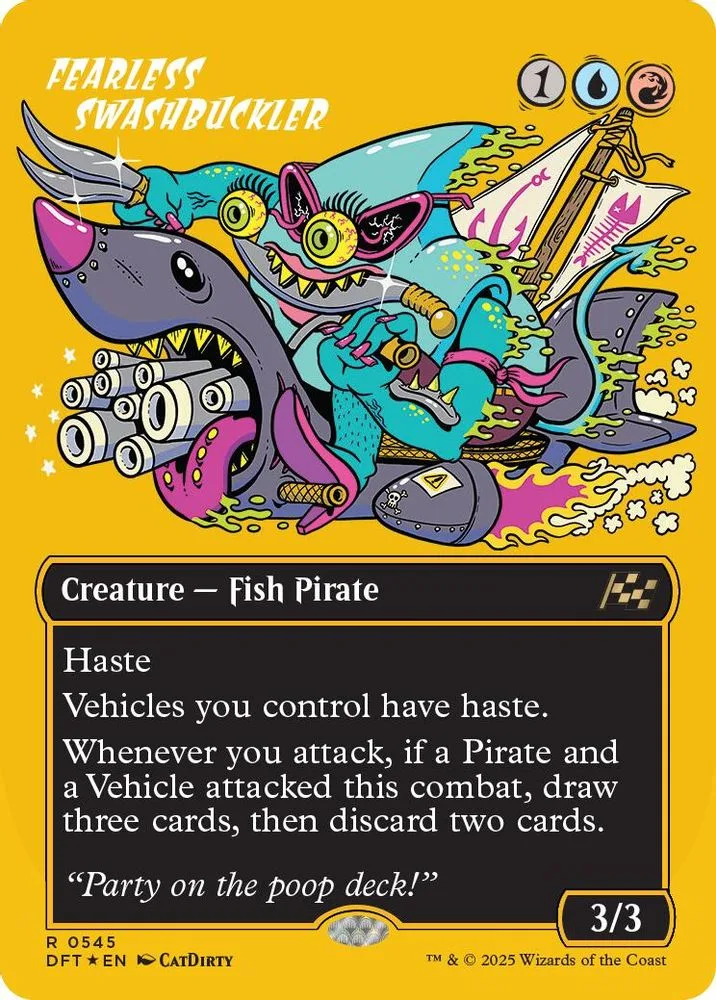 Fearless Swashbuckler (Borderless) (First-Place Foil)