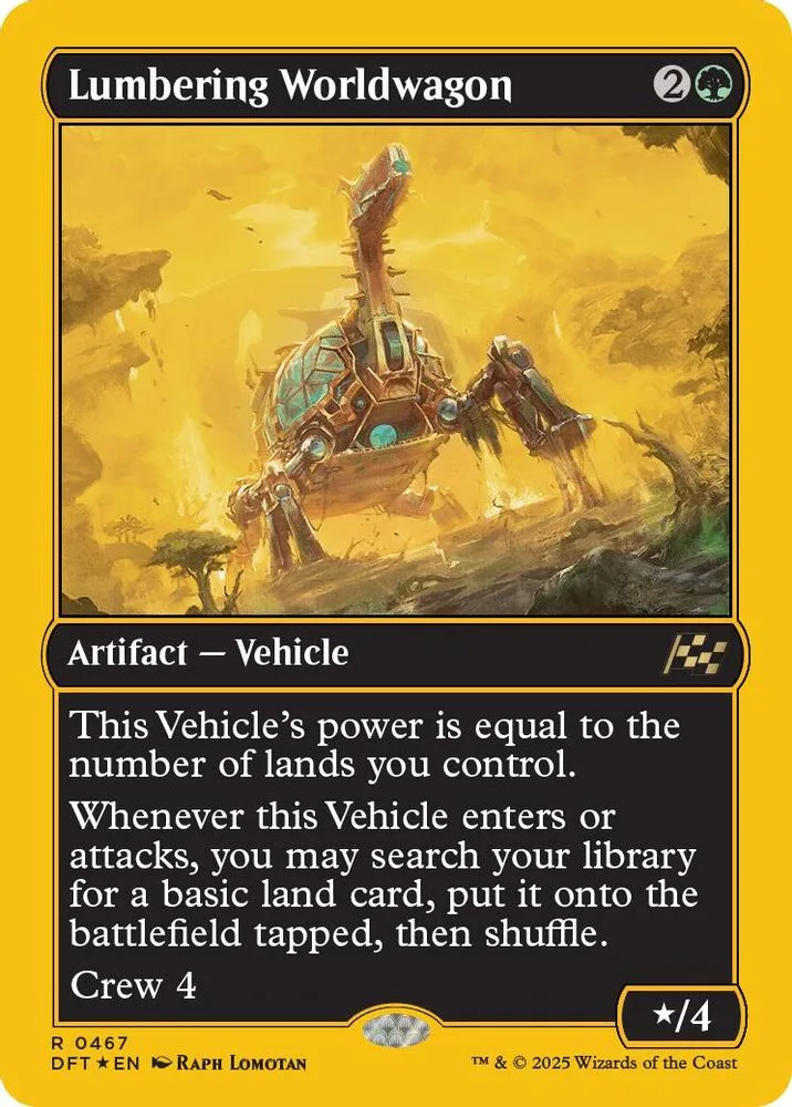 Lumbering Worldwagon (First-Place Foil)