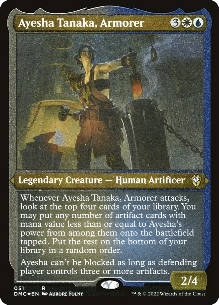 Ayesha Tanaka, Armorer