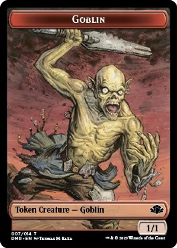 Goblin // Construct Double-Sided Token