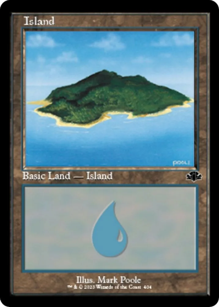 Island (Retro Frame)