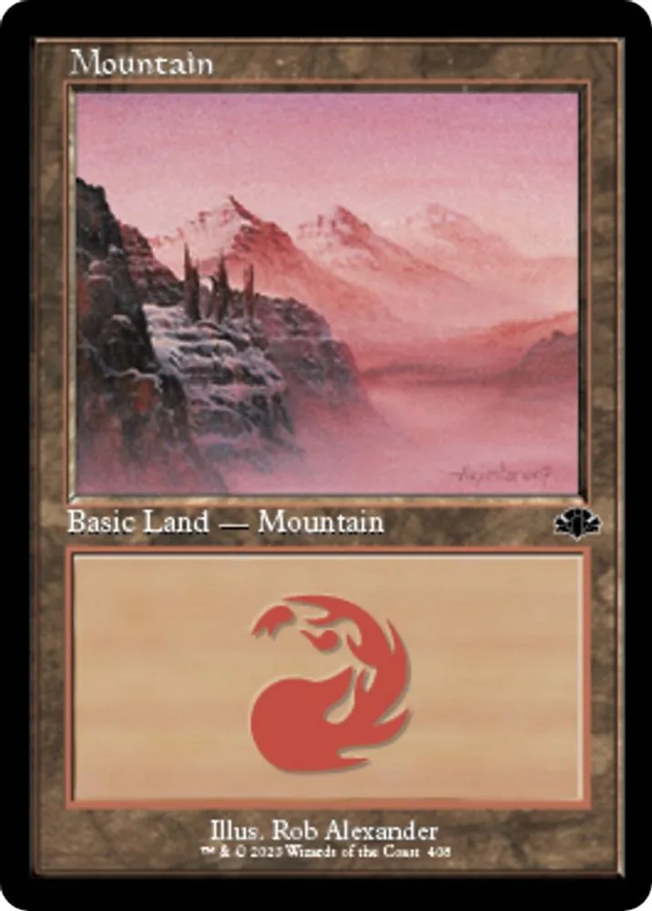 Mountain (Retro Frame)