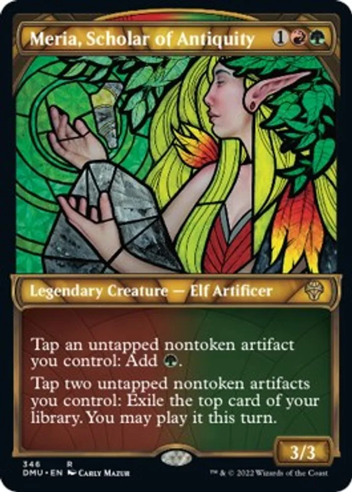 Meria, Scholar of Antiquity (Textured Foil)