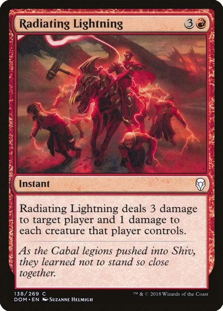 Radiating Lightning