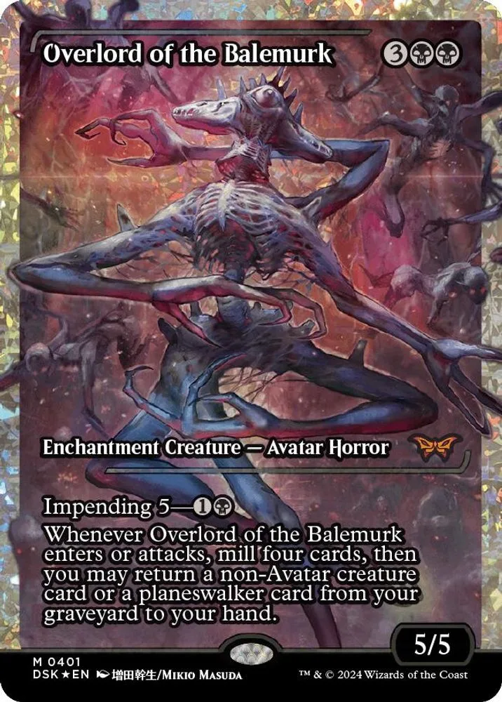 Overlord of the Balemurk (Showcase) (Fracture Foil)
