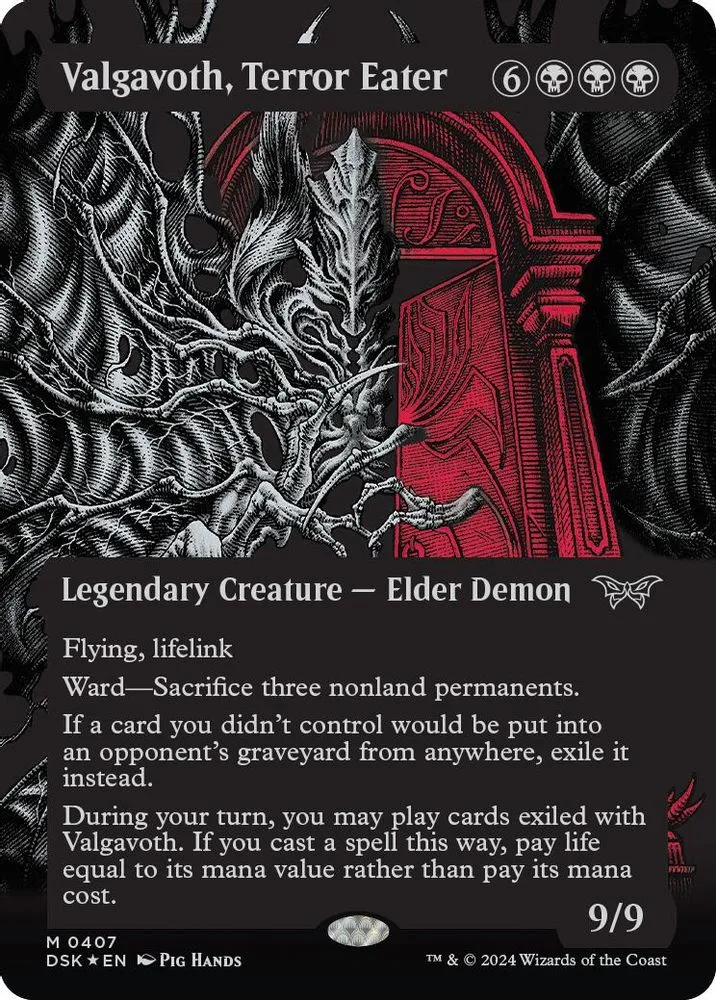 Valgavoth, Terror Eater (Showcase) (Textured Foil)