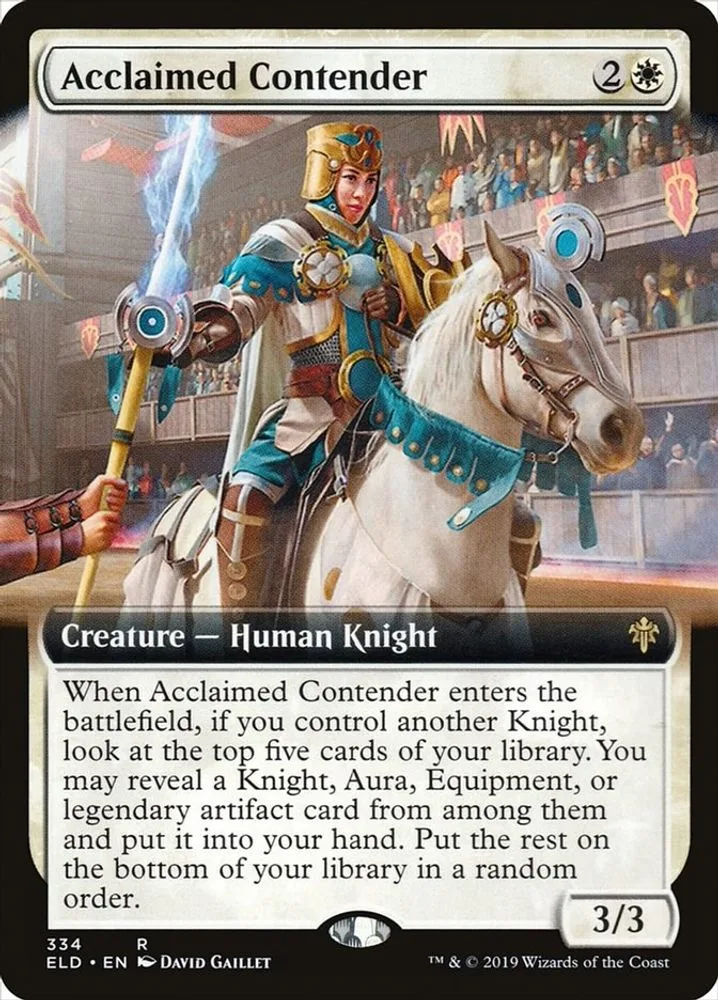 Acclaimed Contender (Extended Art)