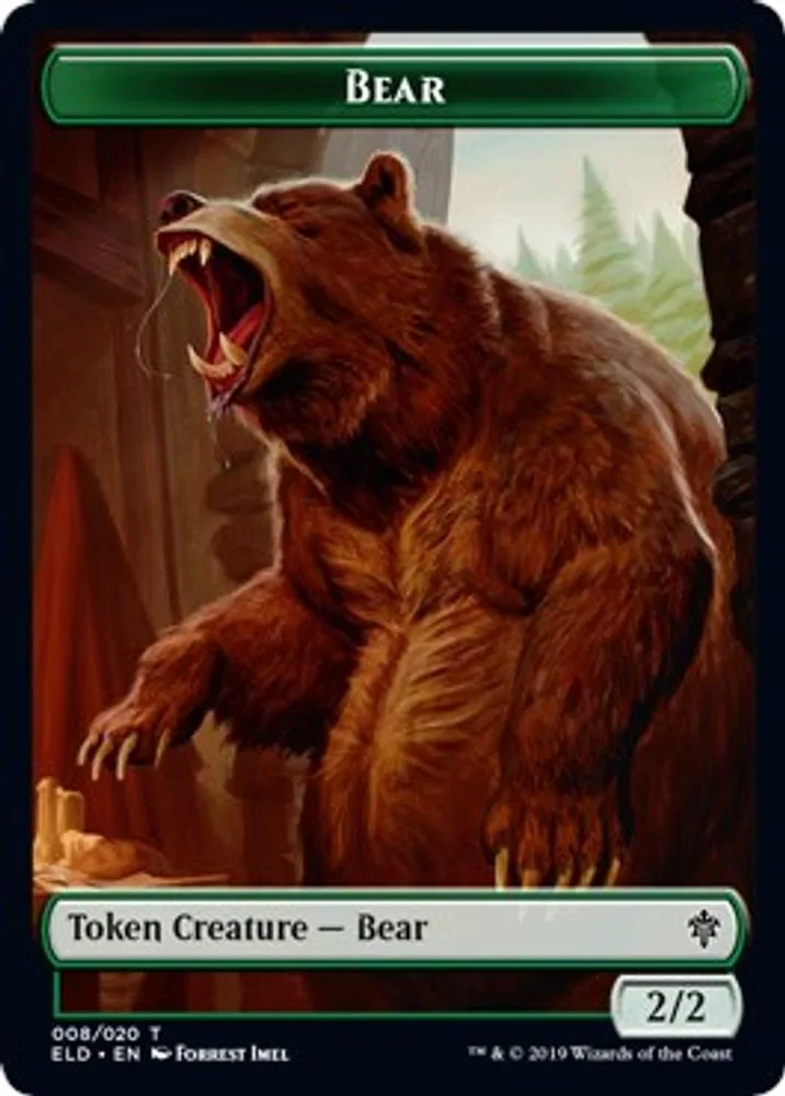 Bear // Food (018) Double-Sided Token