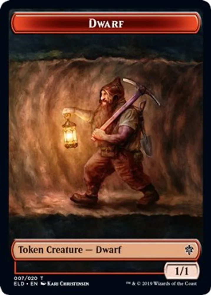Dwarf // Food (015) Double-Sided Token
