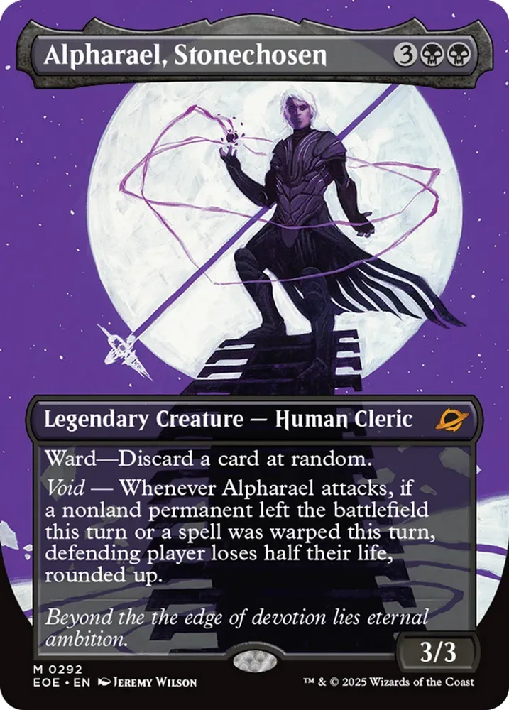 Alpharael, Stonechosen