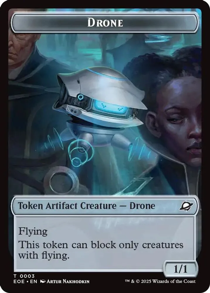 Drone // Lander (0006) Doubled-Sided Token