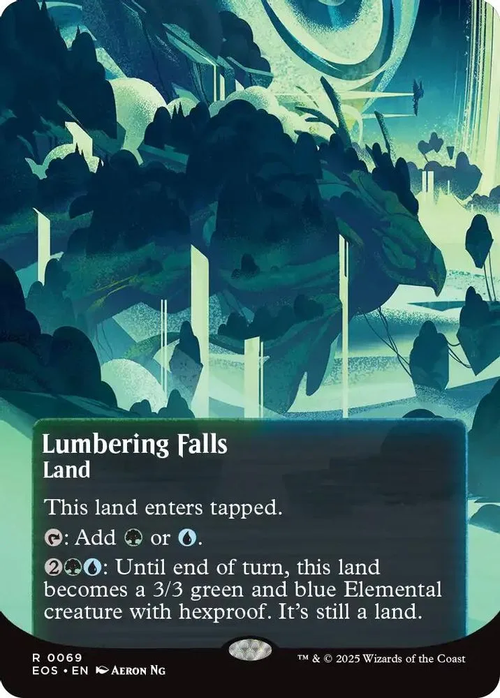 Lumbering Falls (Borderless)