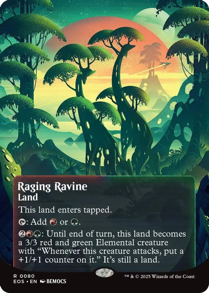 Raging Ravine (Borderless)