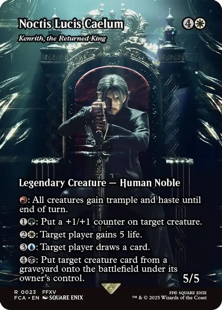 Noctis Lucis Caelum - Kenrith, the Returned King (Showcase)
