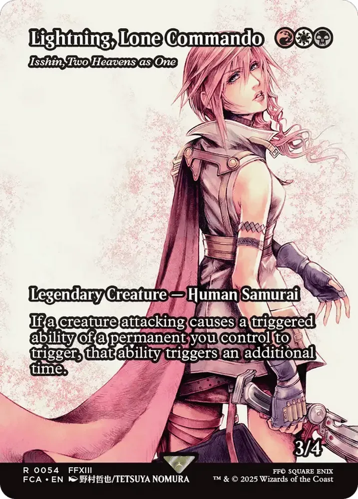 Lightning, Lone Commando - Isshin, Two Heavens as One