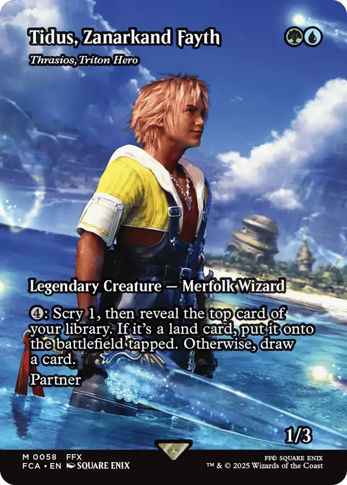 Tidus, Zanarkand Fayth - Thrasios, Triton Hero