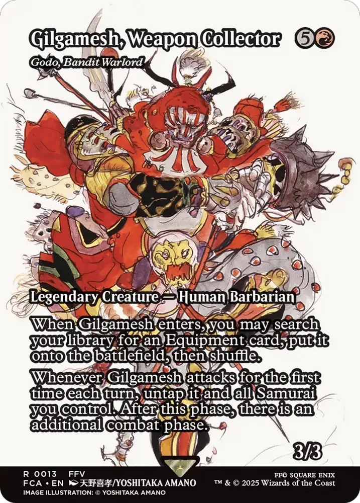 Gilgamesh, Weapon Collector - Godo, Bandit Warlord