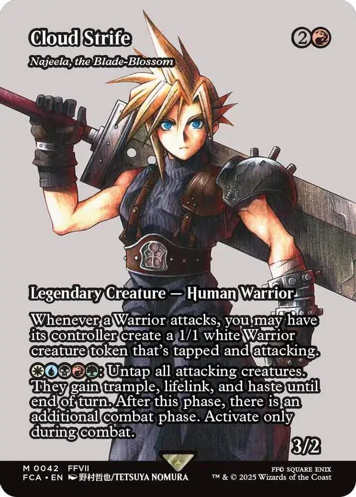Cloud Strife - Najeela, the Blade-Blossom (Showcase)
