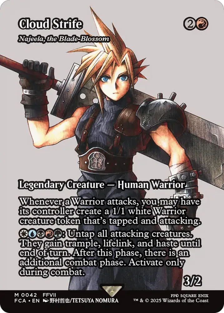 Cloud Strife - Najeela, the Blade-Blossom