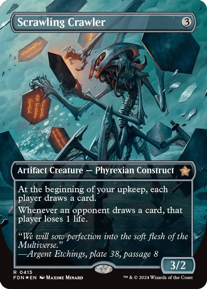 Scrawling Crawler (Borderless) (Mana Foil)