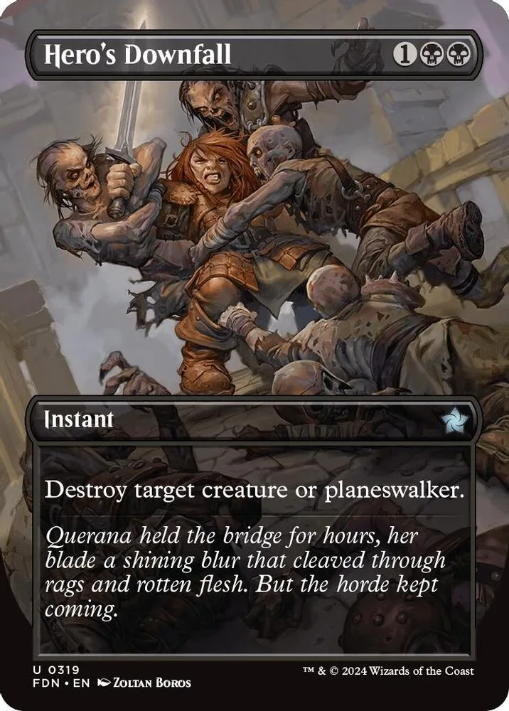Hero's Downfall (Borderless)