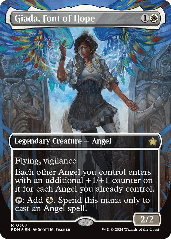 Giada, Font of Hope (Borderless) (Mana Foil)