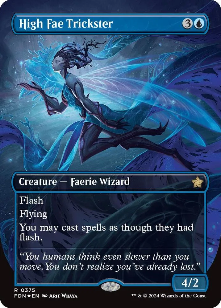 High Fae Trickster (Borderless) (Mana Foil)