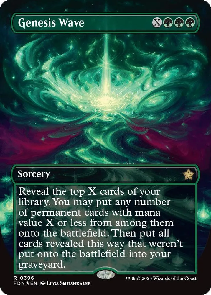 Genesis Wave (Borderless) (Mana Foil)