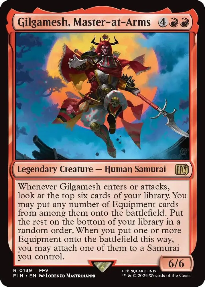 Gilgamesh, Master-at-Arms