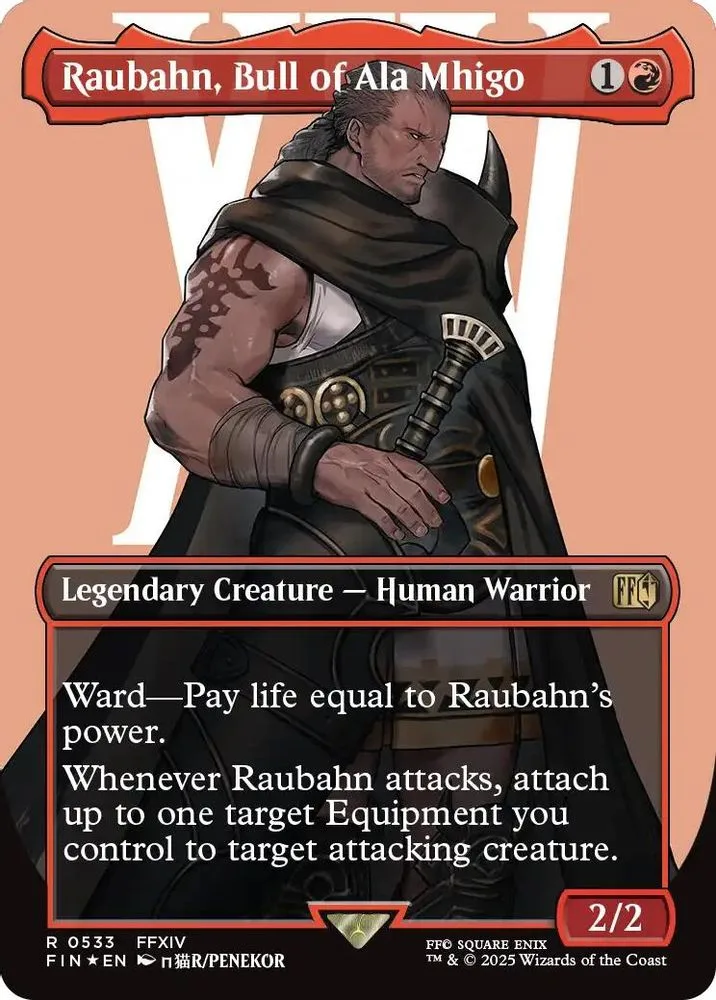 Raubahn, Bull of Ala Mhigo (Borderless · Surge Foil)