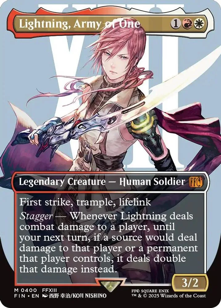 Lightning, Army of One (Borderless)