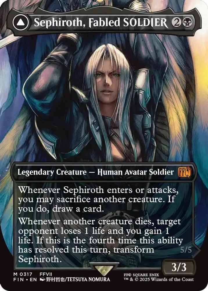 Sephiroth, Fabled SOLDIER (Borderless)
