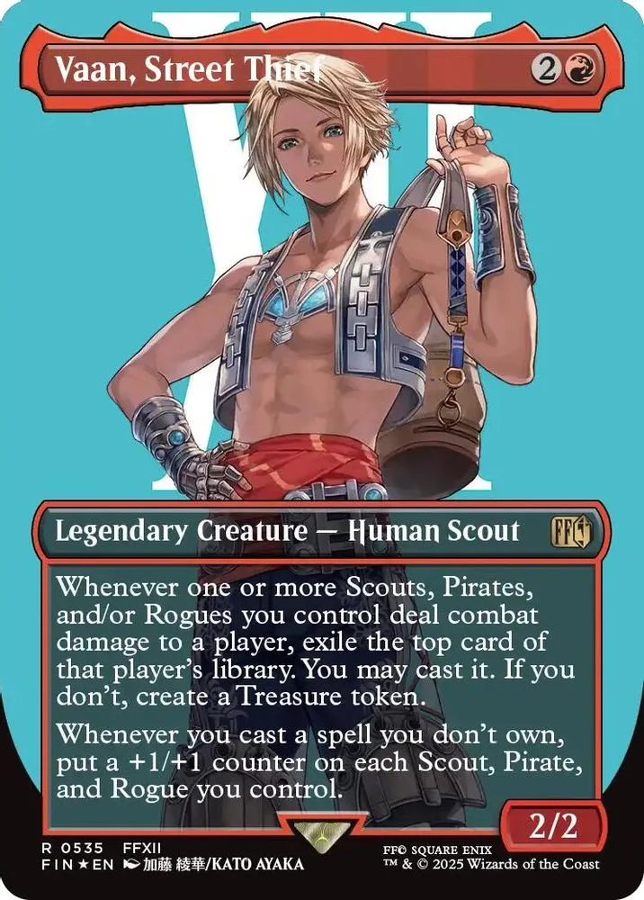 Vaan, Street Thief (Borderless · Surge Foil)