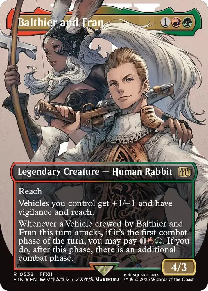 Balthier and Fran (Borderless · Surge Foil)
