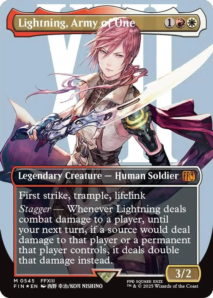 Lightning, Army of One (Borderless · Surge Foil)