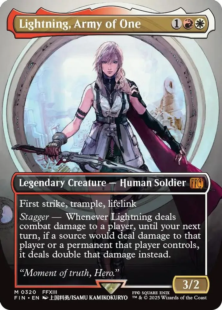Lightning, Army of One (Borderless)